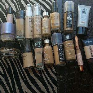 Make up/ some pink under tones, some yellows